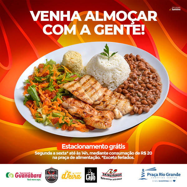 ALMOCE NO PRAÇA