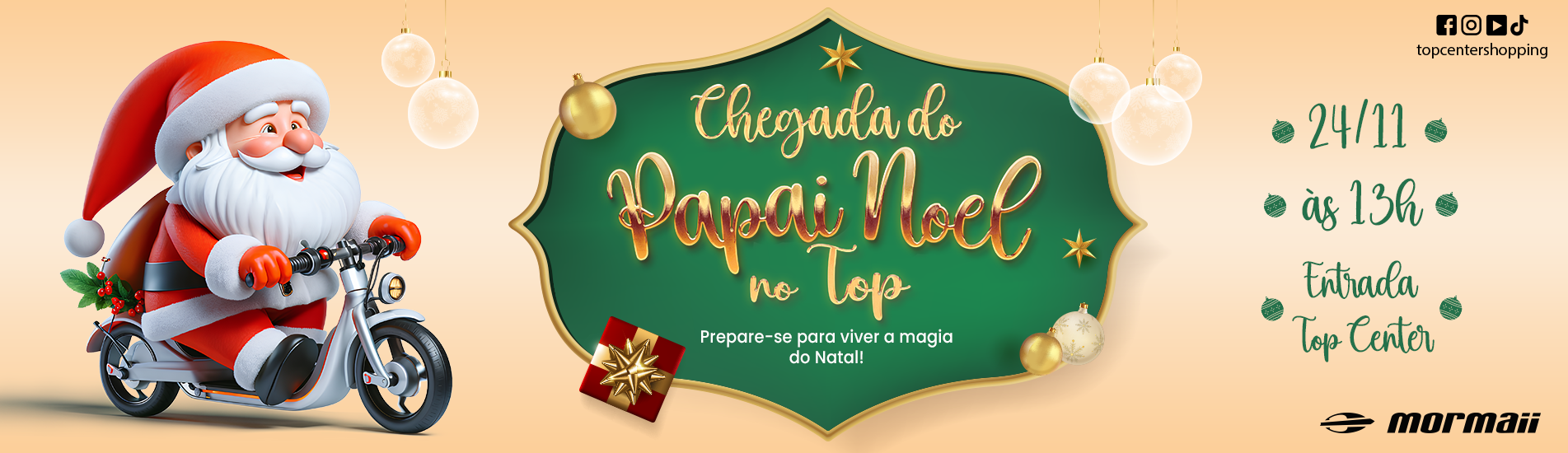 Chegada do Papai Noel - 2024