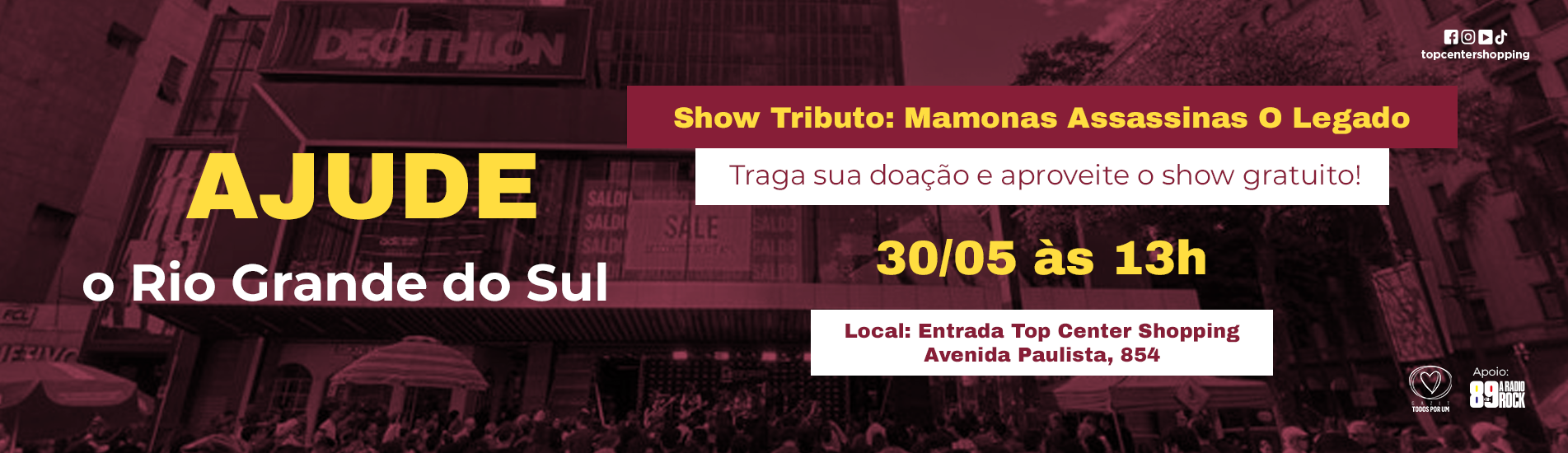 Ajude o Rio Grande do Sul | Show Tributo Mamonas Assassinas O Legado 