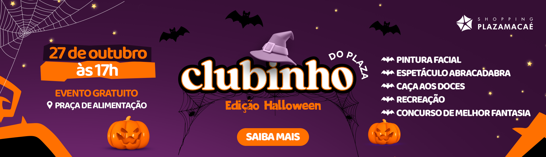 CLUBINHO DO PLAZA: EDIÇÃO HALLOWEEN