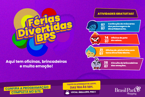 CAMPANHA FÉRIAS DIVERTIDAS BPS