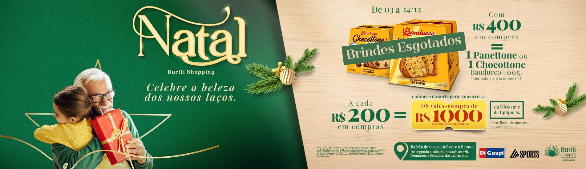 Promoção de Natal - Buriti Shopping Mogi Guaçu