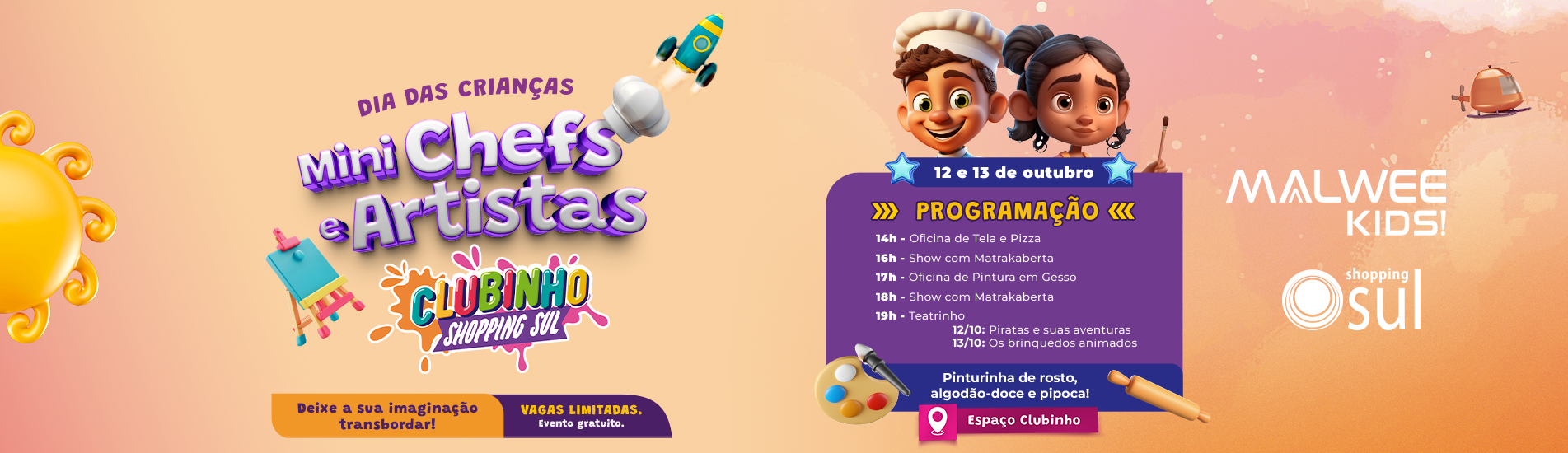 Clubinho Shopping Sul | Especial Dia das Crianças