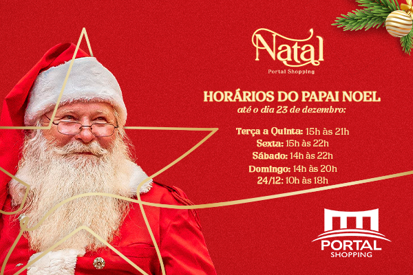 Horários do Papai Noel