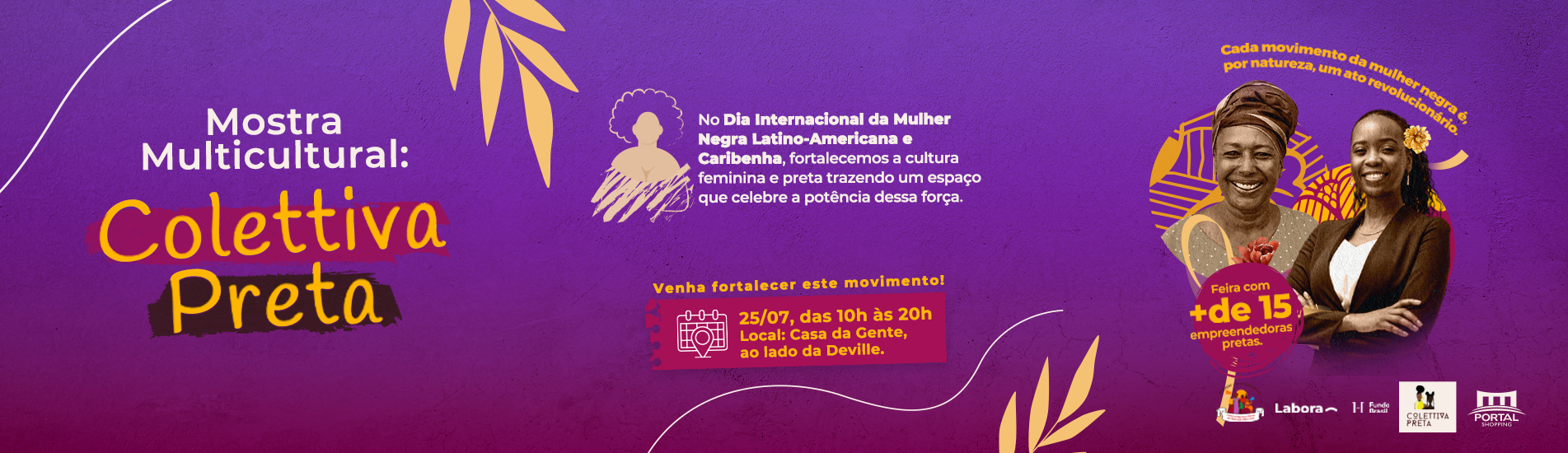 Mostra Multicultural: Colettiva Preta