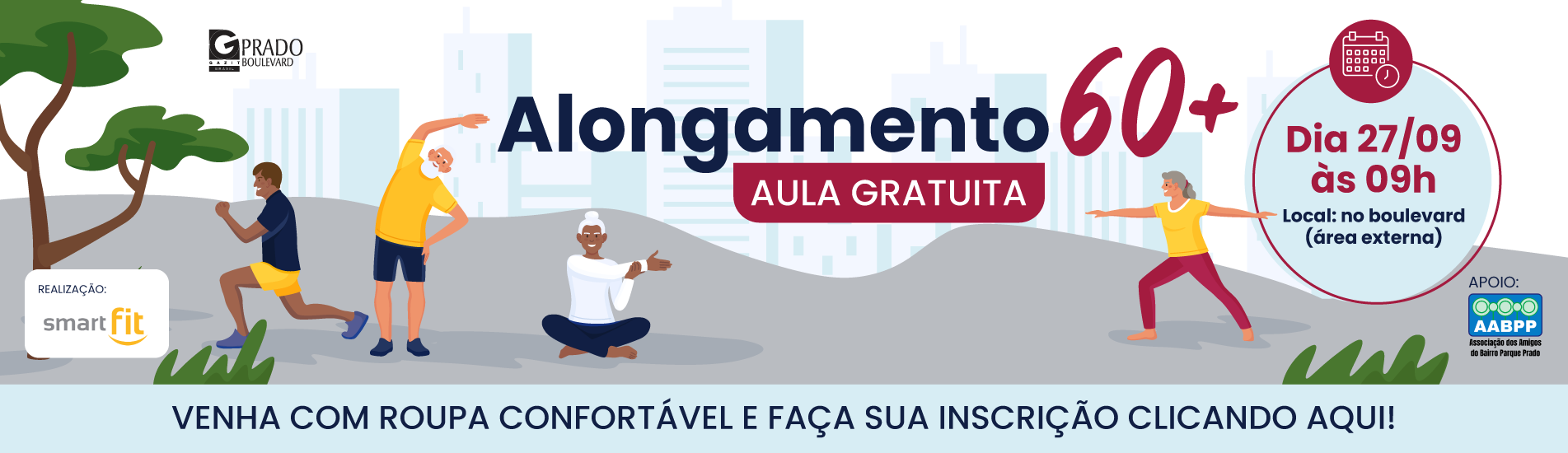 Aula de Alongamento 60+