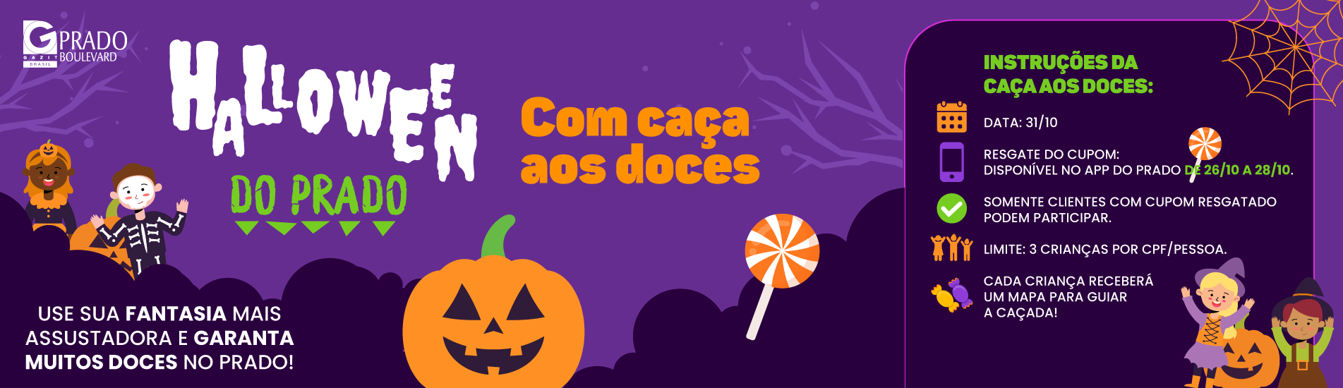 Caça aos Doces de Halloween